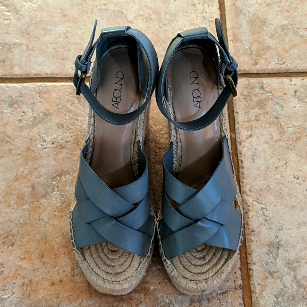 Platform wedge espidrille sandals